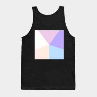 Abstract Triangle of Soft Pastel Colors Tank Top